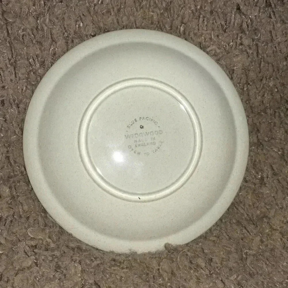 WEDGWOOD Blue Pacific-6 Piece Service Dinner,Salad,Soup,Bread,Cup/Saucer-Coupe-E - Picture 5 of 11